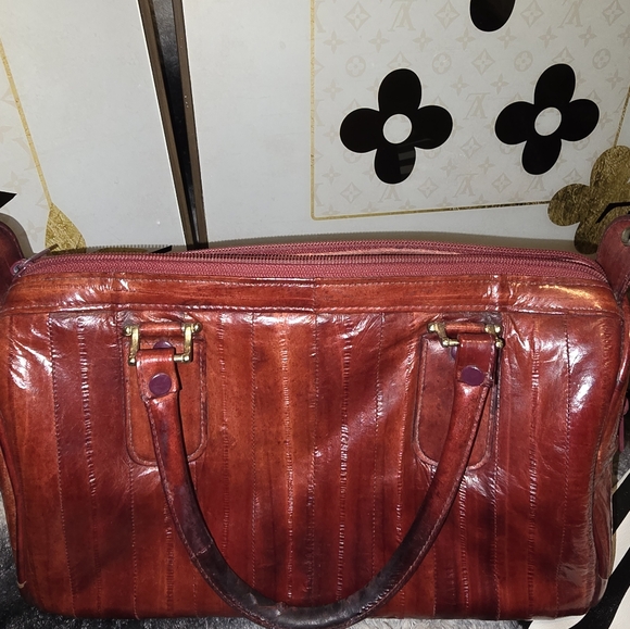 Korean Eel skin Boston bag